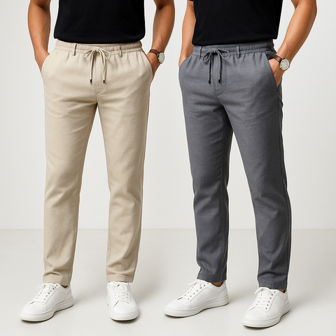True Premium Linen Pants (Pack of 2)