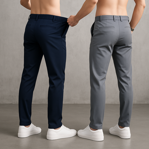 3x Stretchable Pants for Men (Set of 2)