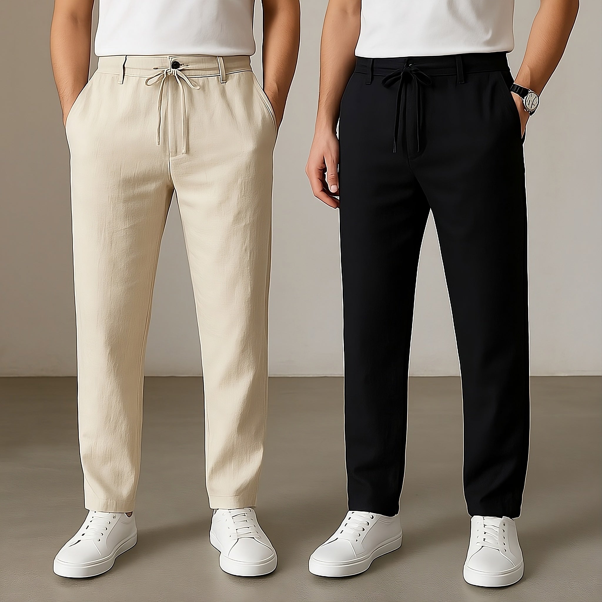 True Premium Linen Pants (Pack of 2)