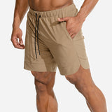 Pack of 3: Men's Shorts (Charcoal Black, Green & Taupe Camel)