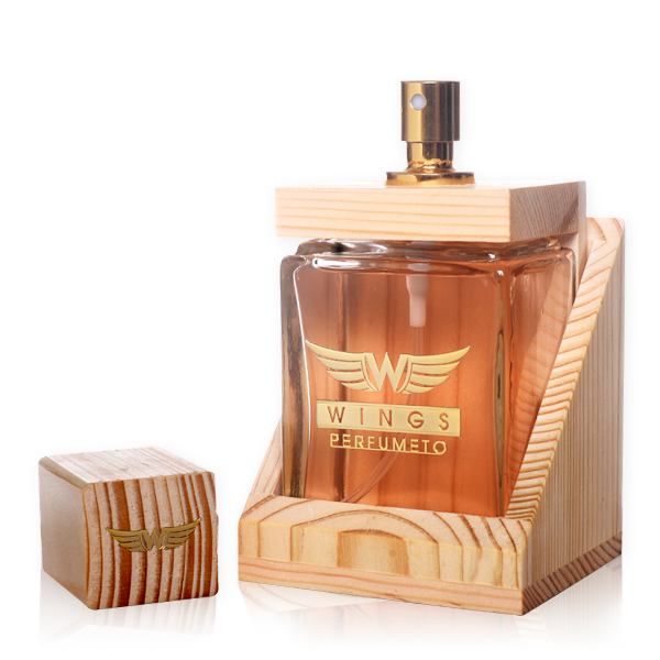 Wooden Carved Box Perfume: Musky Essence with Spicy Verbena Blend EDP Perfume (120ML)