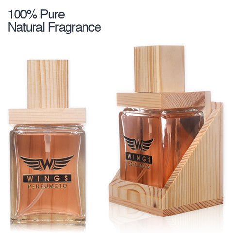 Wooden Carved Box Perfume: Musky Essence with Spicy Verbena Blend EDP Perfume (120ML)