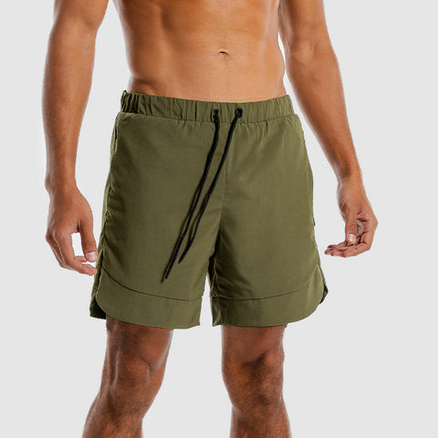 Pack of 3: Men's Shorts (Navy Blue, Green & Taupe Camel)