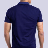 Pack of 3:  Polo T-Shirts (Navy, Grey & Black)