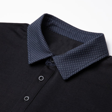 Pack of 3:  Polo T-Shirts (Navy, Grey & Black)