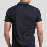 Pack of 3:  Polo T-Shirts (Navy, Grey & Black)