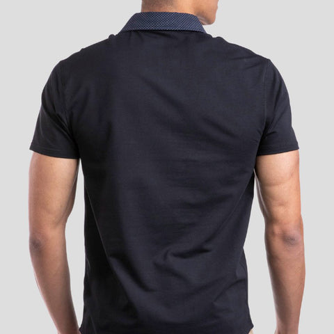 Pack of 3:  Polo T-Shirts (Navy, Grey & Black)