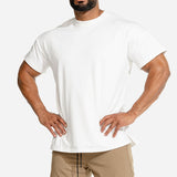 Set of 3: Pack of 2 Shorts (Taupe & Green) and 1 T-shirt (White)