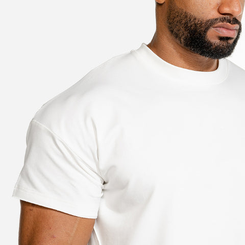 Set of 3: Pack of 2 Shorts (Taupe & Green) and 1 T-shirt (White)